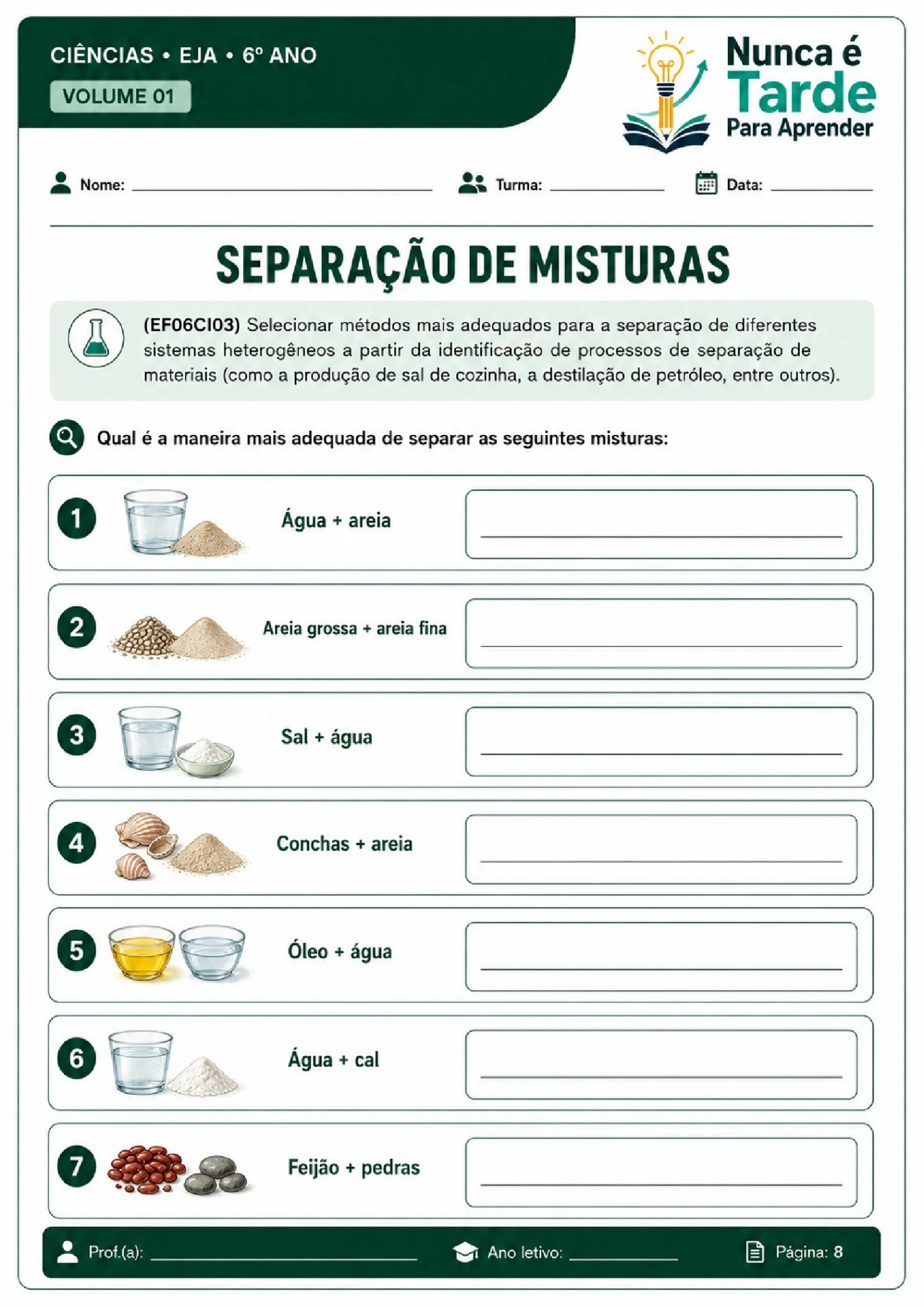 Atividade de Ciências EJA 11